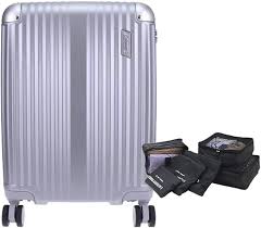 コールマン 軽量キャリーケース Sサイズ 38L+8L (シルバー)
