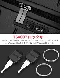 メルブリー TSA007 トラベルバッグ用 TSAロックキー 2枚セット