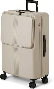 [MAIMO] ベージュ Lサイズスーツケース 88L 4.8kg