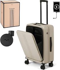 アマゾン | [MAIMO] 大型ベージュスーツケース Mサイズ 60L 4kg