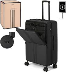 Amazon | [MAIMO] 大型スーツケース Lサイズ ブラック 88L 4.8kg