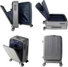 イノベーター 鏡面スーツケース 38L アイリスラベンダー